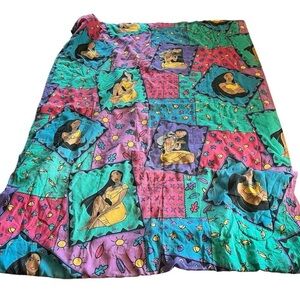 VINTAGE Disney Multicolor Pocahontas Comforter